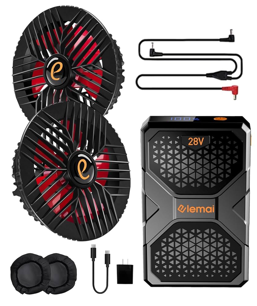 ファンバッテリーセット 28v Amazon.co.jp: ファンバッテリーセット【28V高出力 30000mAh大